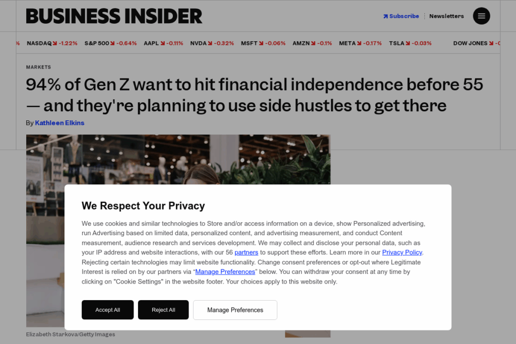 Screenshot of www.businessinsider.com