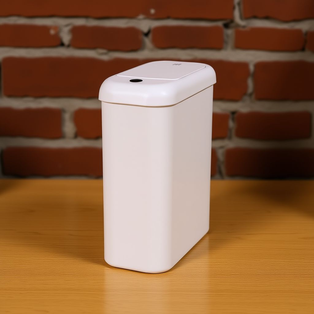 EKO 2.6 Gallon Automatic Bathroom Trash Can