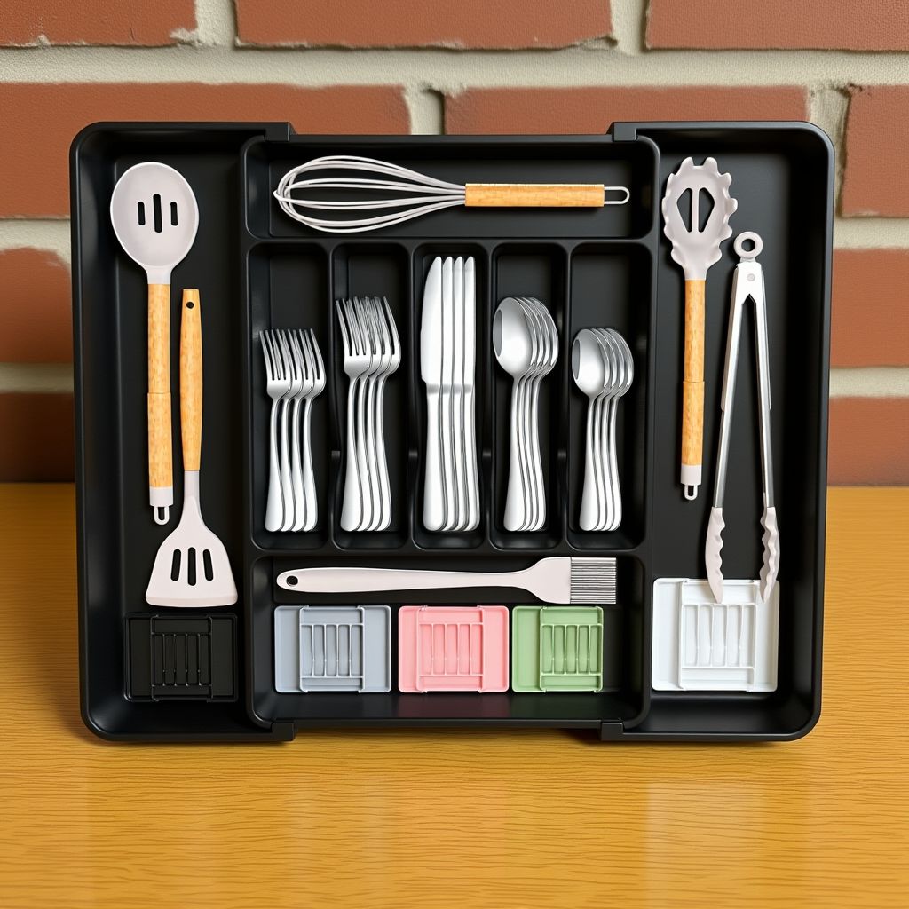 Ukeetap Expandable Silverware Organizer