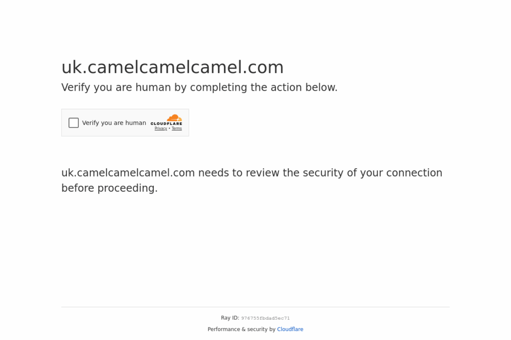 Screenshot of uk.camelcamelcamel.com