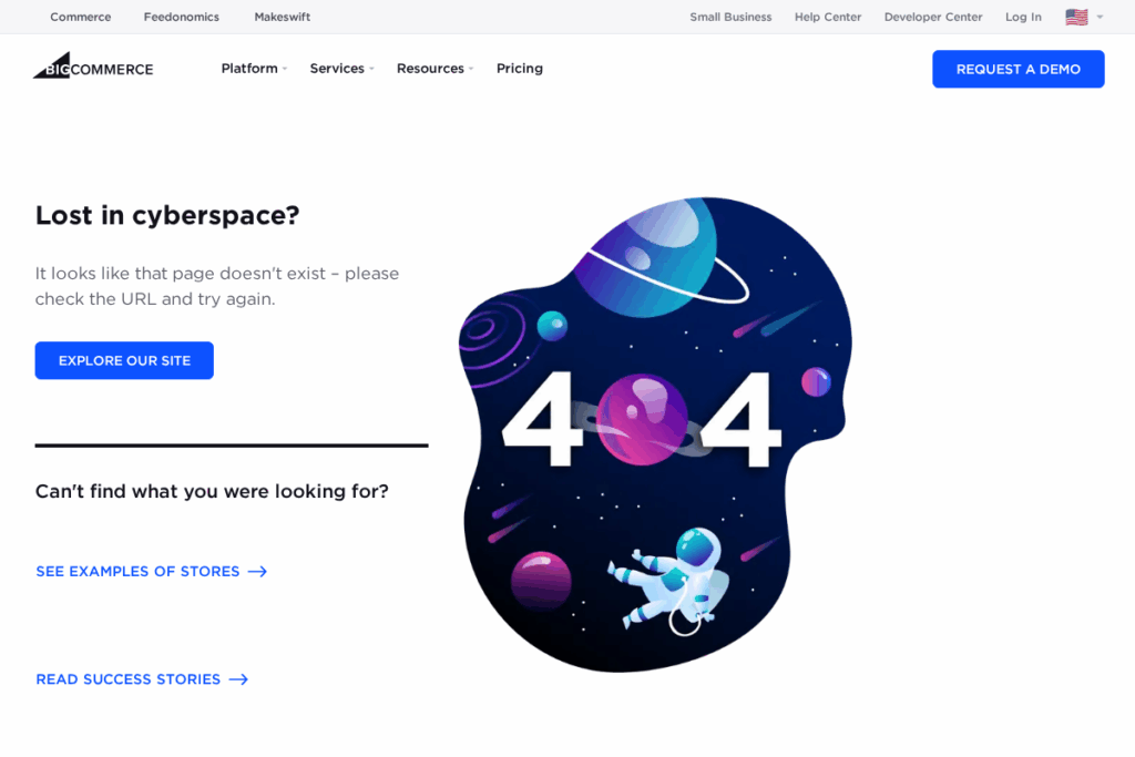 Screenshot of www.bigcommerce.com