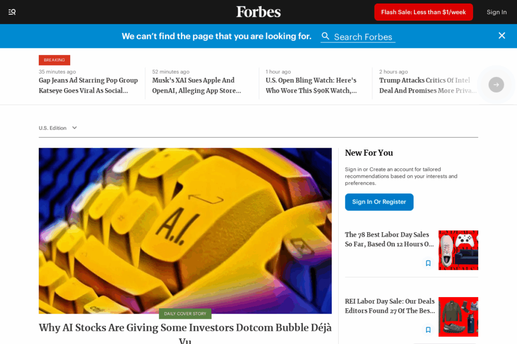 Screenshot of www.forbes.com