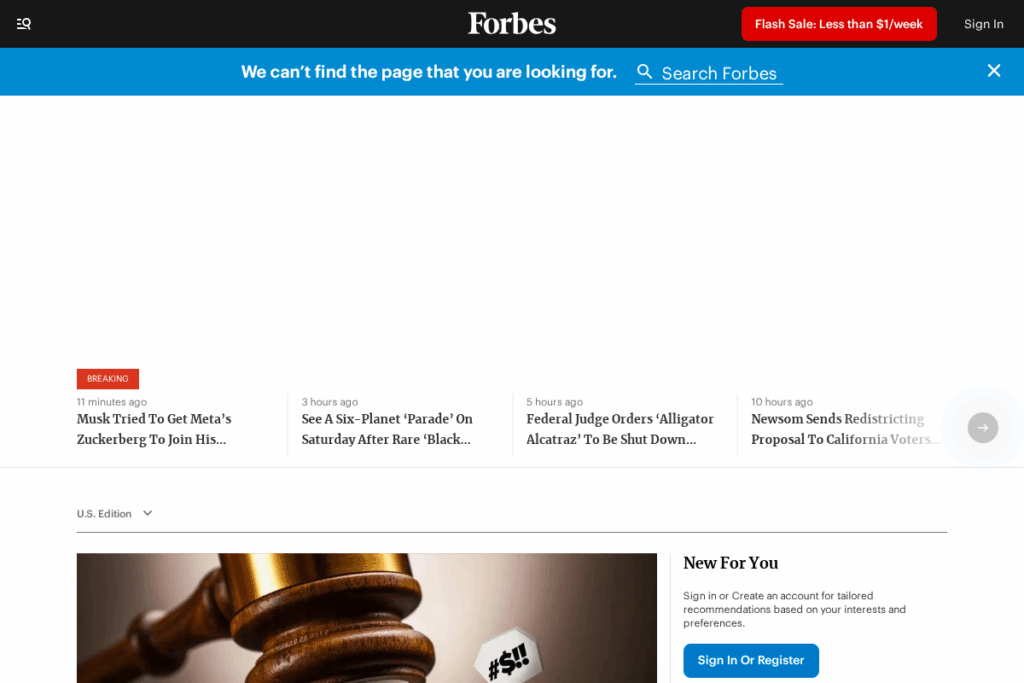Screenshot of www.forbes.com