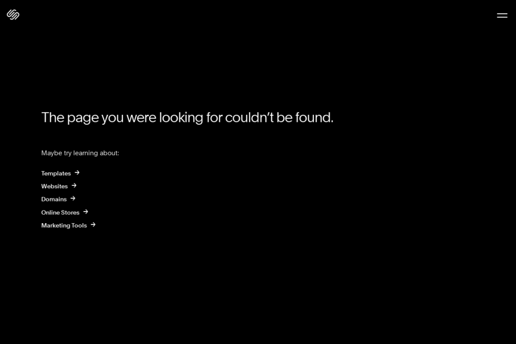 Screenshot of www.squarespace.com