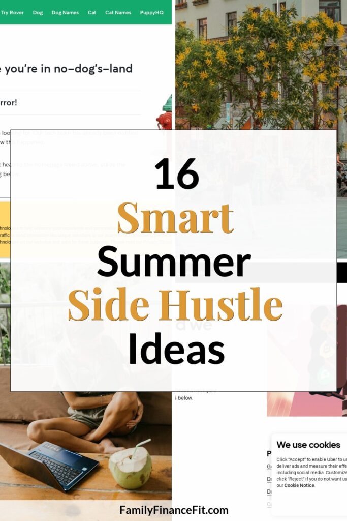 16 Smart Summer Side Hustles to Boost Your Income Pinterest Pin Image