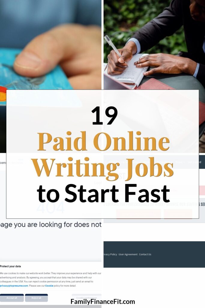 19 Paid Online Writing Jobs You Can Start This Month Pinterest Pin Image