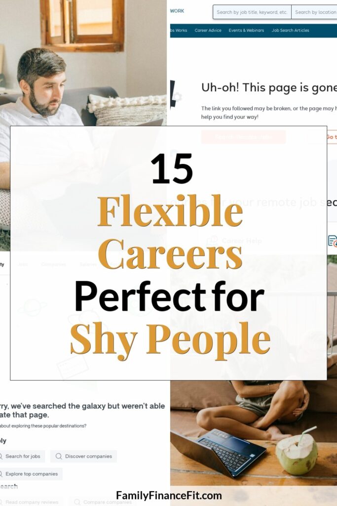 Best Jobs for Shy People: Side Hustles and Flexible Careers that Fit Your Style Pinterest Pin Image