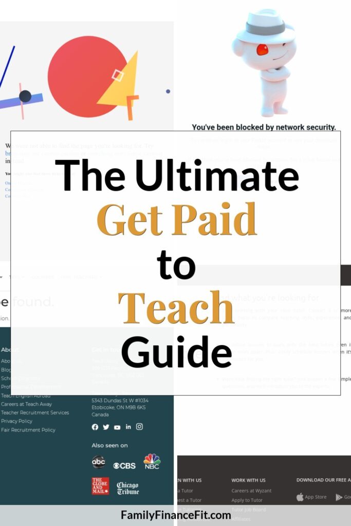 How to Get Paid to Teach: A Step-by-Step Guide for Side Hustlers Pinterest Pin Image