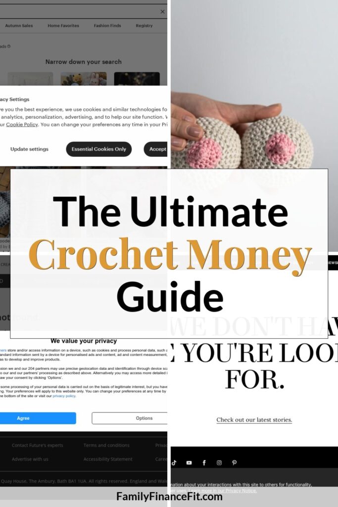 How to Make Money from Crochet: A Step-by-Step Guide for Crafters Pinterest Pin Image