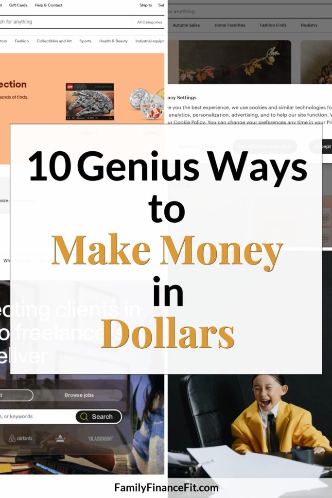 How to Make Money in Dollars: A Practical Guide to Modern Side Hustles Pinterest Pin Image