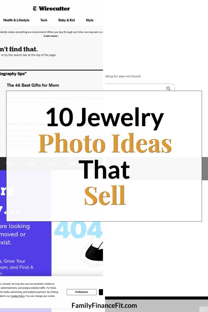 Jewelry Business Photo Ideas: Inspire and Sell Your Creations Pinterest Pin Image