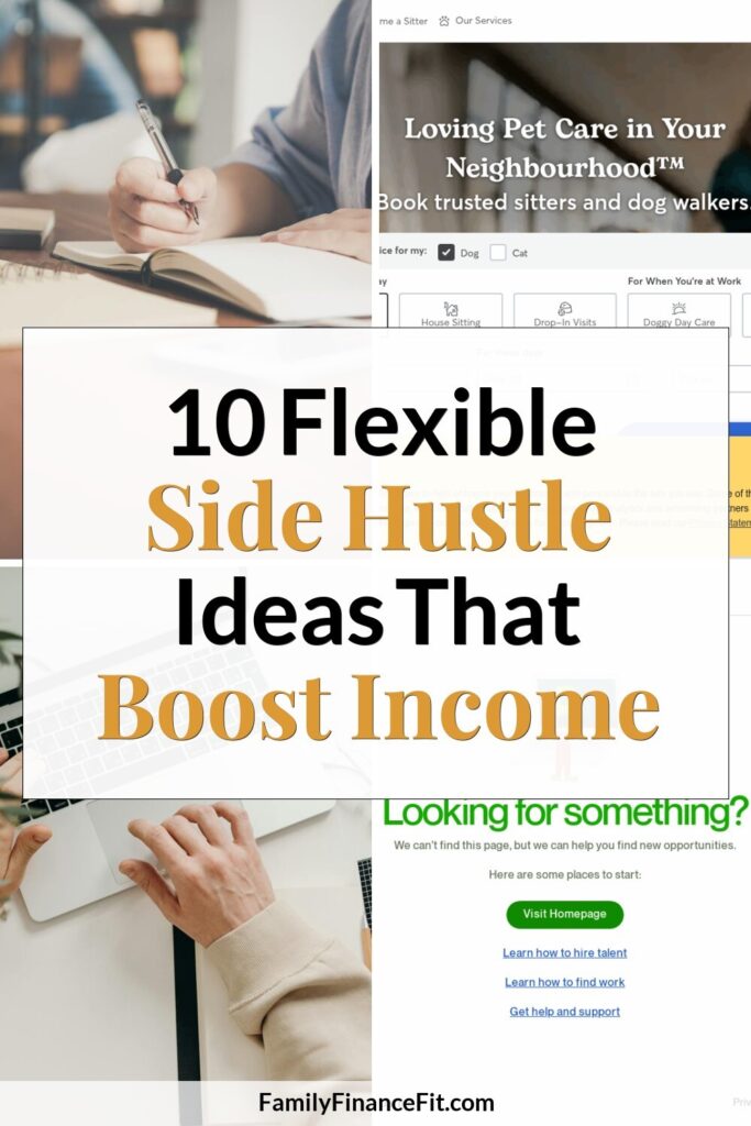 10 Flexible Second Job Ideas to Boost Your Income Pinterest Pin Image