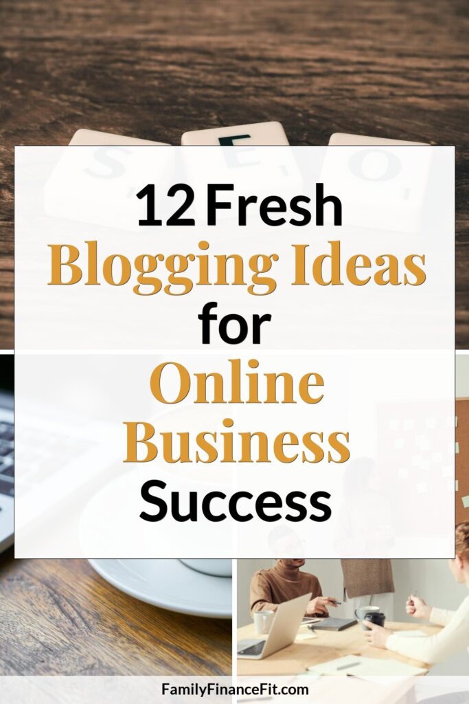12 Fresh Blogging & Online Business Ideas to Launch in the New Year Pinterest Pin Image