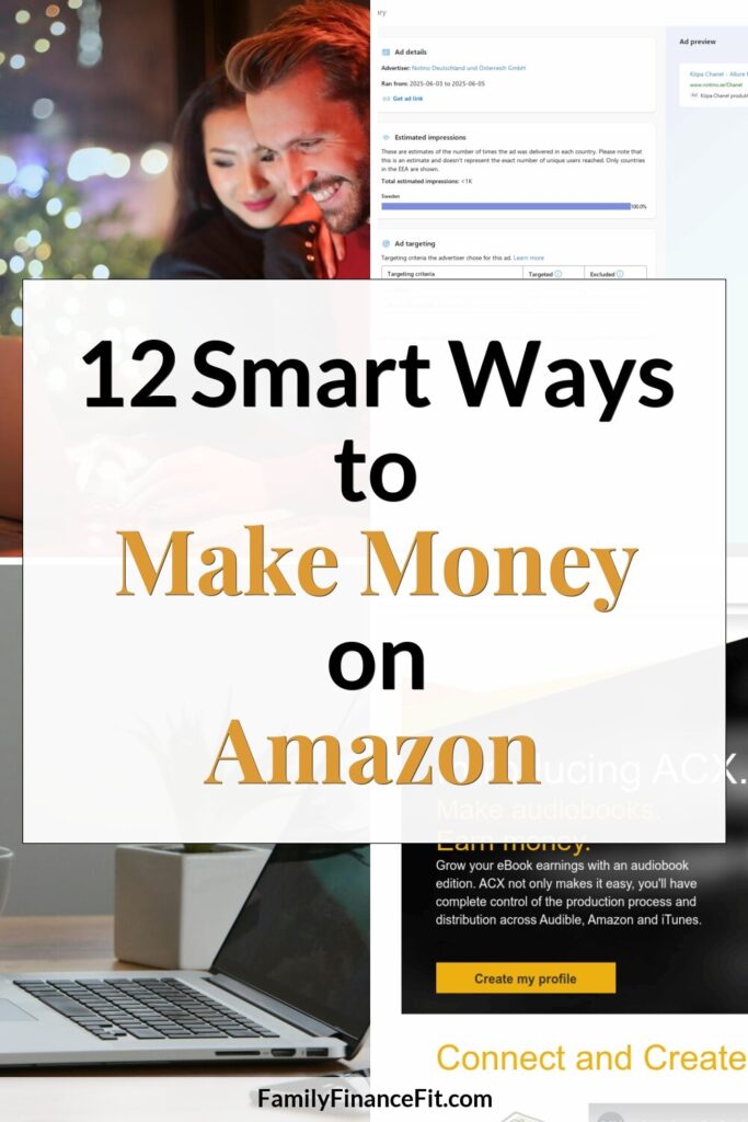 12 Practical Ways to Make Money on Amazon (Without Guesswork) Pinterest Pin Image