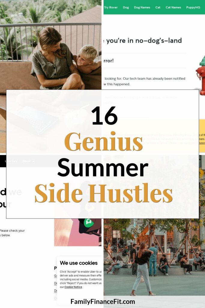 16 Smart Summer Side Hustles to Boost Your Income Pinterest Pin Image