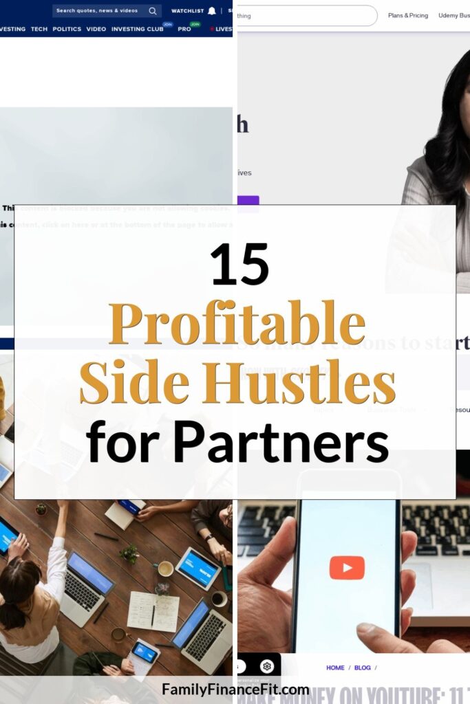 Creative Business Ideas for Partners: Profitable Side Hustles to Start Together Pinterest Pin Image