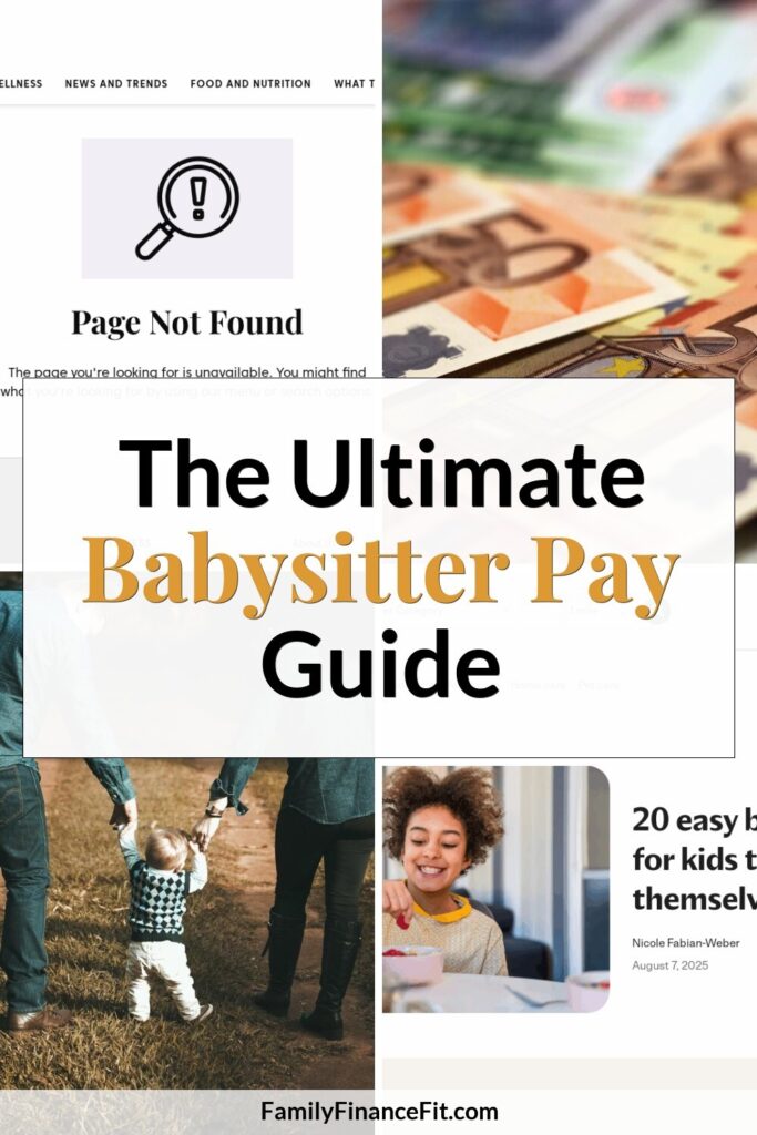 How Much Should a Babysitter Get Paid? A Real-World Guide for Parents and Sitters Pinterest Pin Image