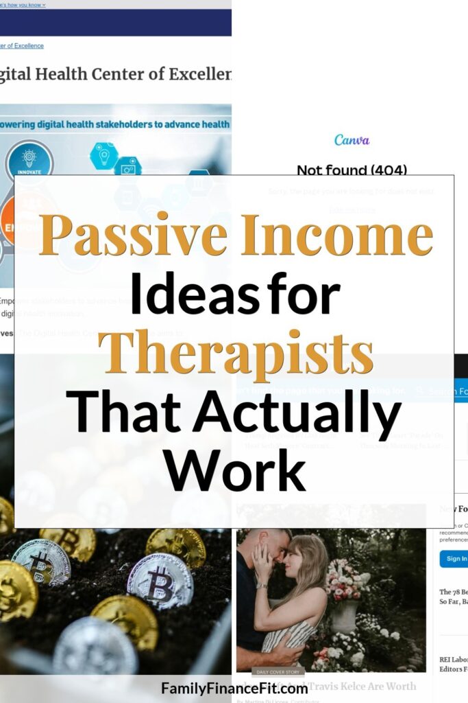 How to Create Passive Income as a Therapist: A Step-by-Step Guide Pinterest Pin Image