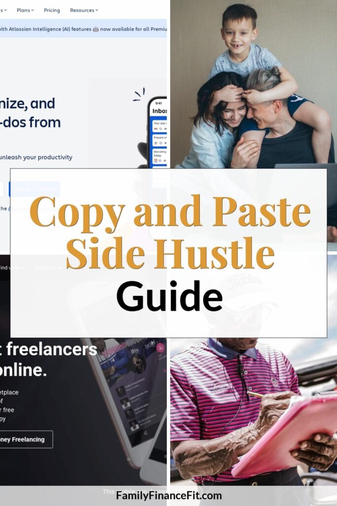How to Get Paid to Copy and Paste: An Actionable Guide for Creative Side Hustlers Pinterest Pin Image