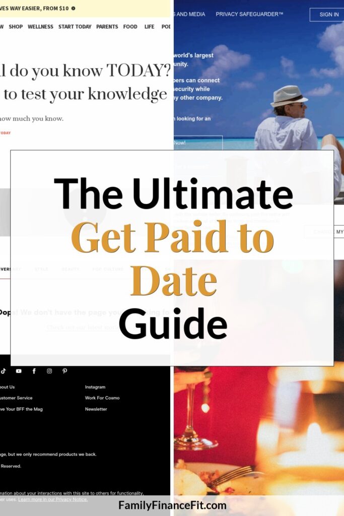 How to Get Paid to Go on Dates: A Step-by-Step Guide to a Profitable Side Hustle Pinterest Pin Image