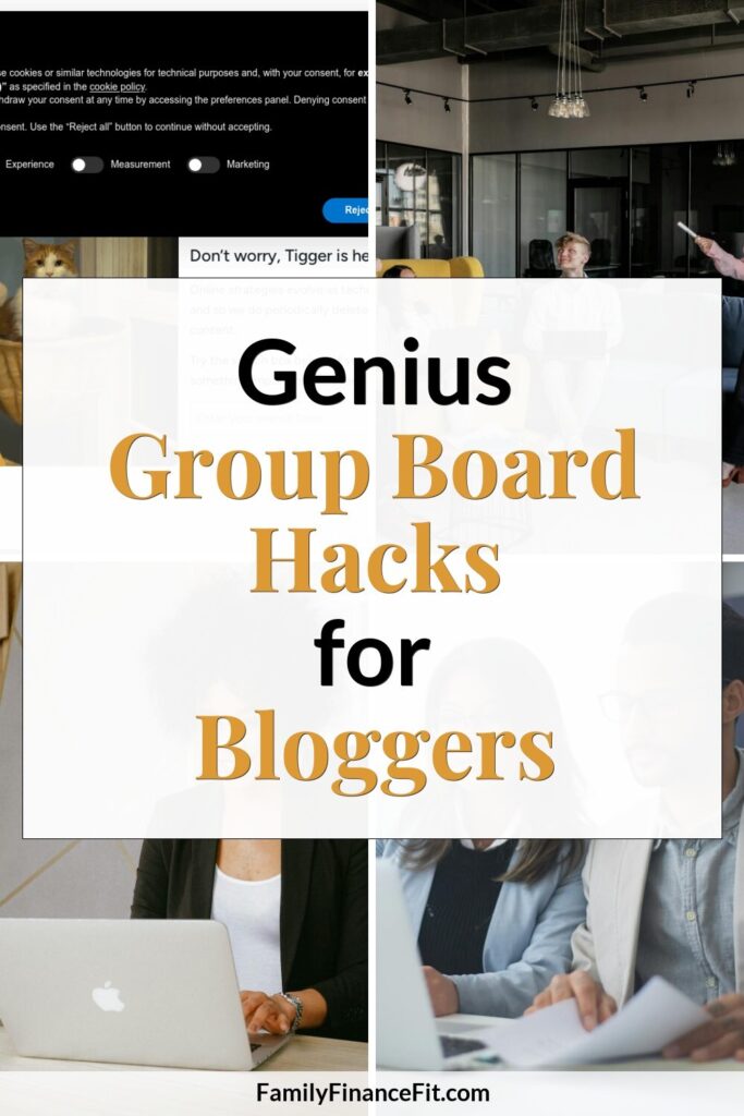 How to Make Money Online with Group Boards for Blogging & Online Business Pinterest Pin Image
