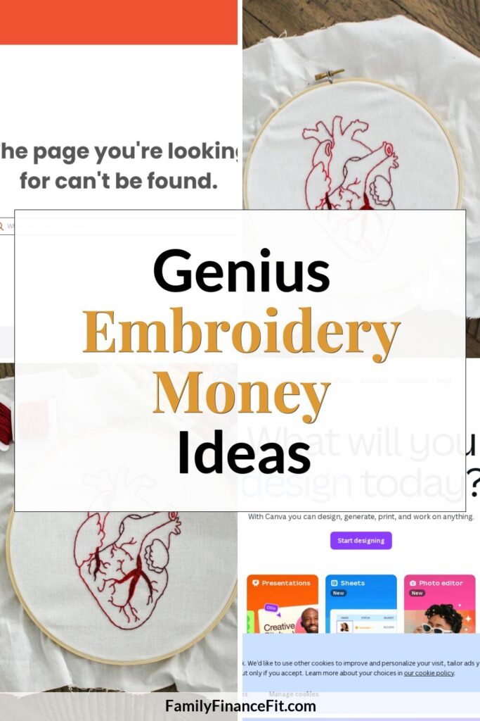 How to Make Money with Embroidery: A Creative Guide to Turning Your Hobby into Income Pinterest Pin Image