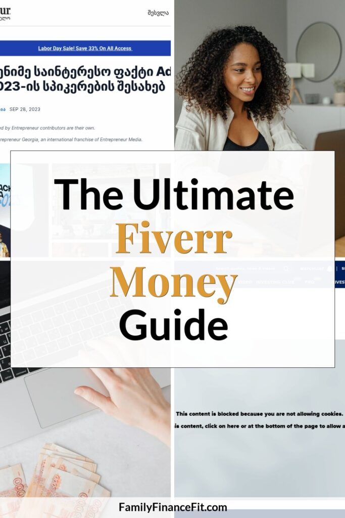 How to Make Money with Fiverr: A Step-by-Step Guide Pinterest Pin Image