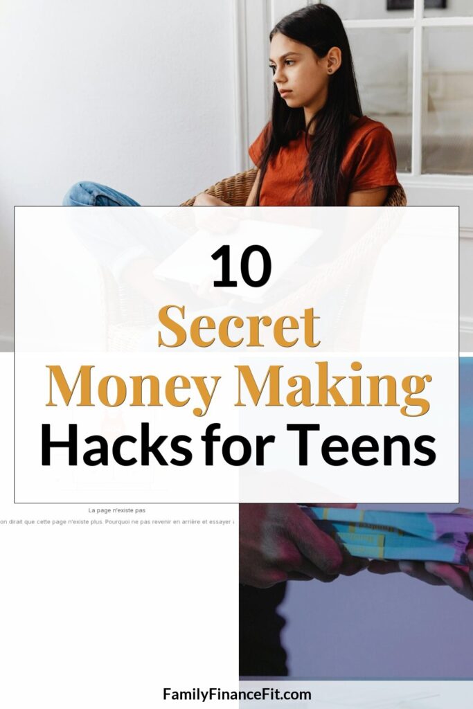 How to Make Money Without Your Parents Knowing: A Step-by-Step Guide Pinterest Pin Image