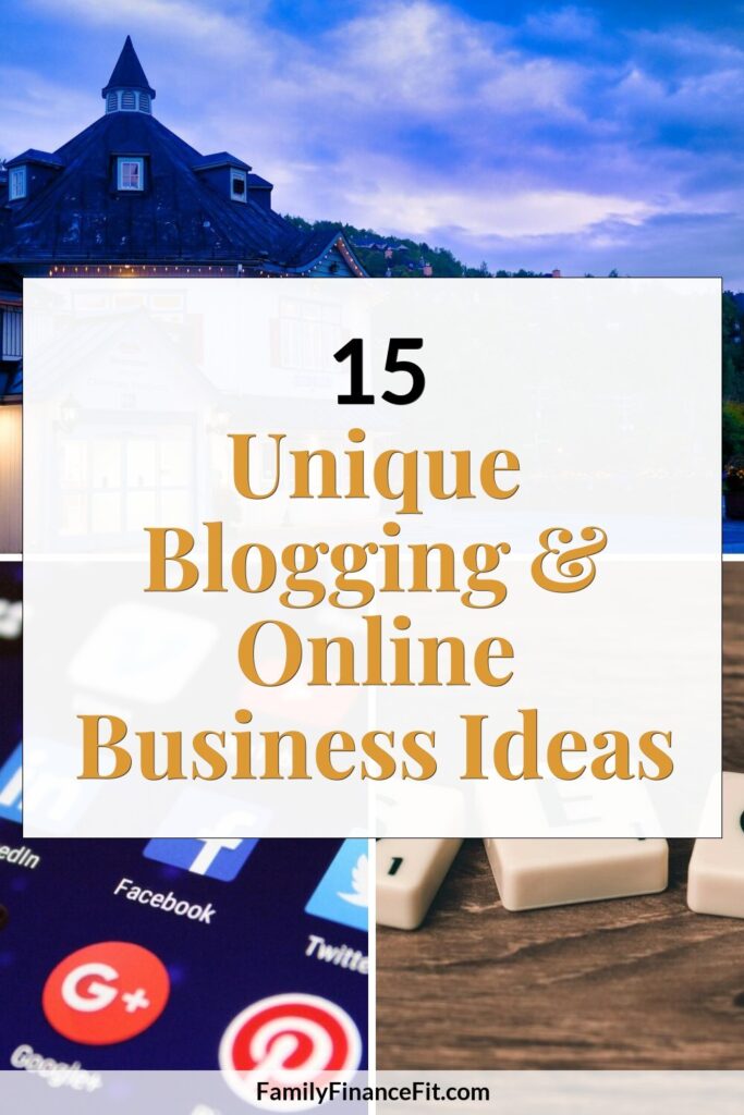 Unique Business Ideas for Blogging & Online Business Pinterest Pin Image