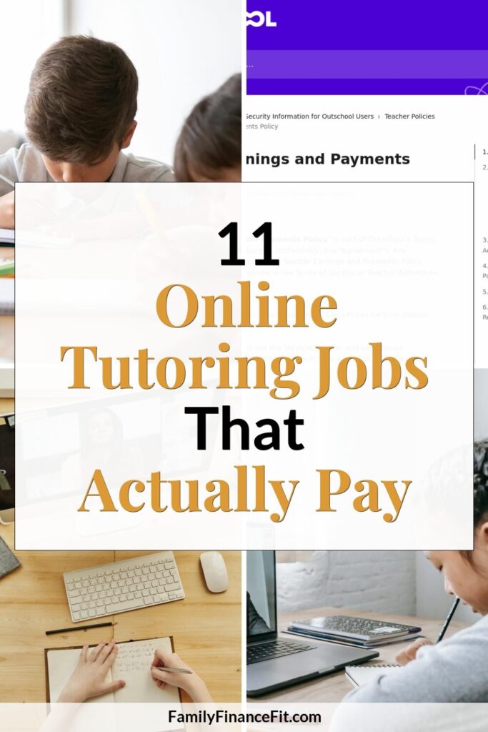 11 Online Tutoring Jobs That Can Grow Into Real Income Pinterest Pin Image