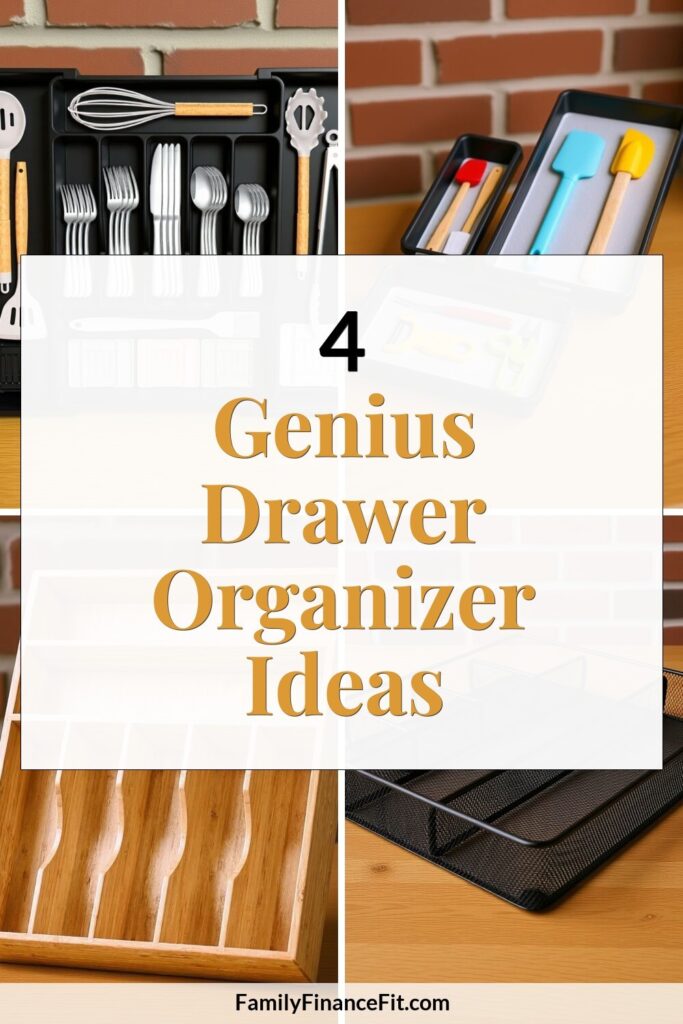 4 Best Drawer Organizers Pinterest Pin Image