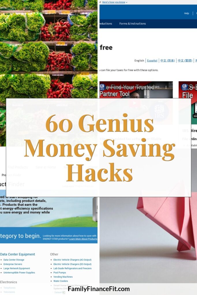 60 Proven Ways To Save Money Pinterest Pin Image