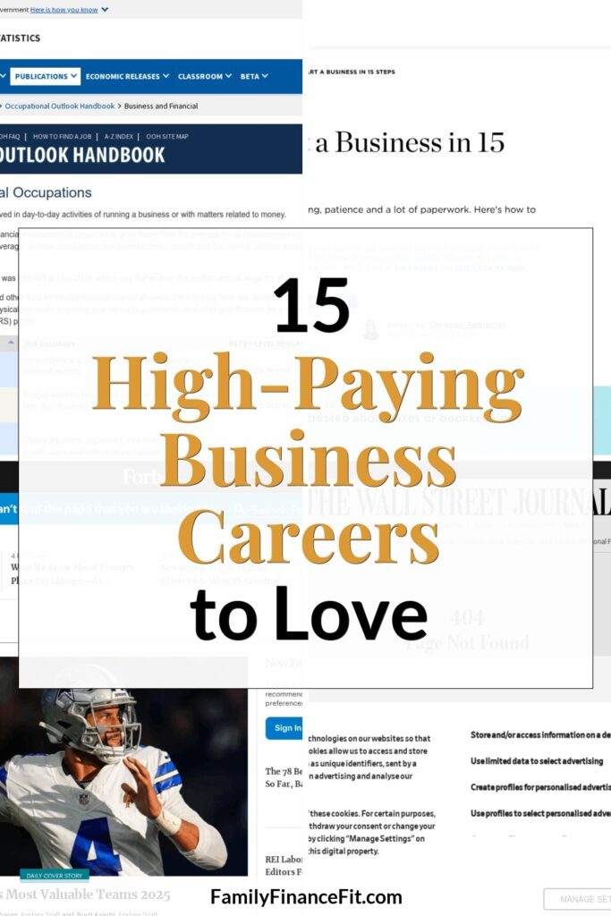 Best Jobs for Business Majors: Flexible Paths to Earn and Thrive Pinterest Pin Image