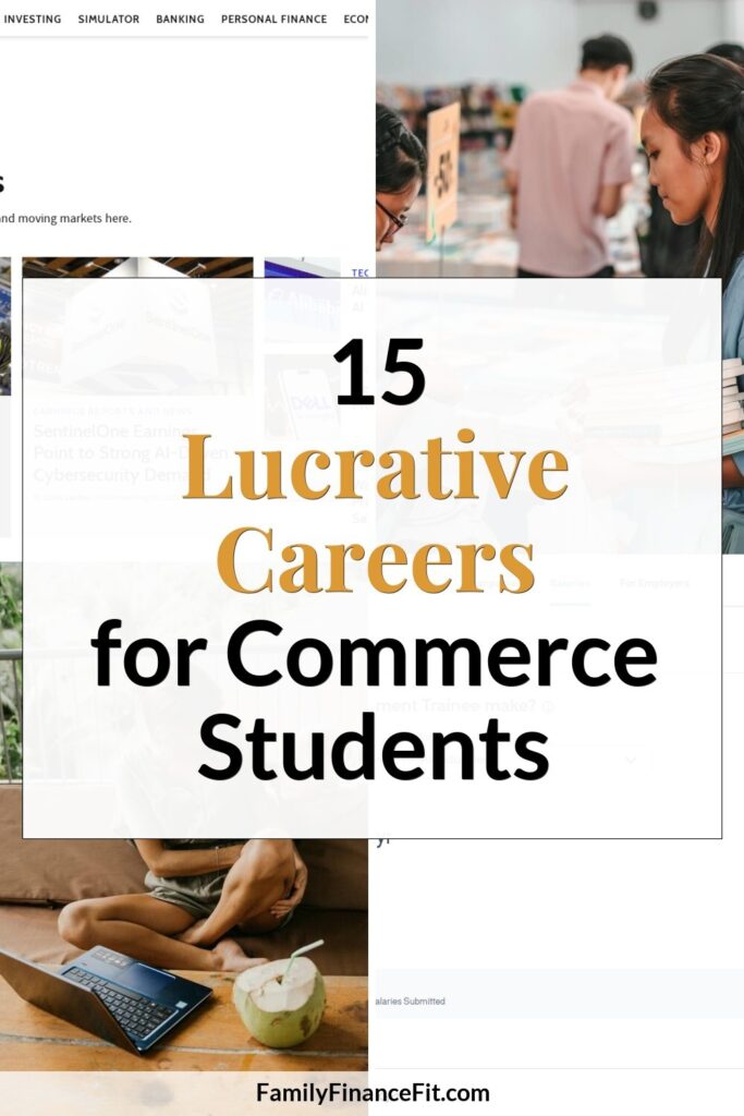 Best Jobs for Commerce Students: Flexible Paths to Financial Freedom Pinterest Pin Image