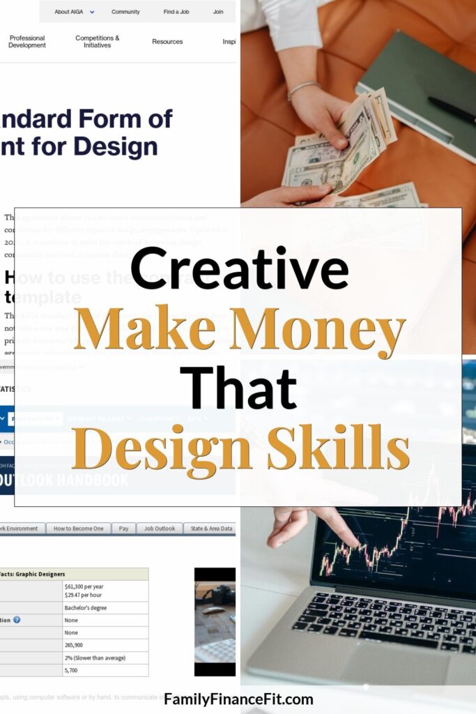 Get Paid Design: Turn Your Creative Skills into Reliable Income Pinterest Pin Image