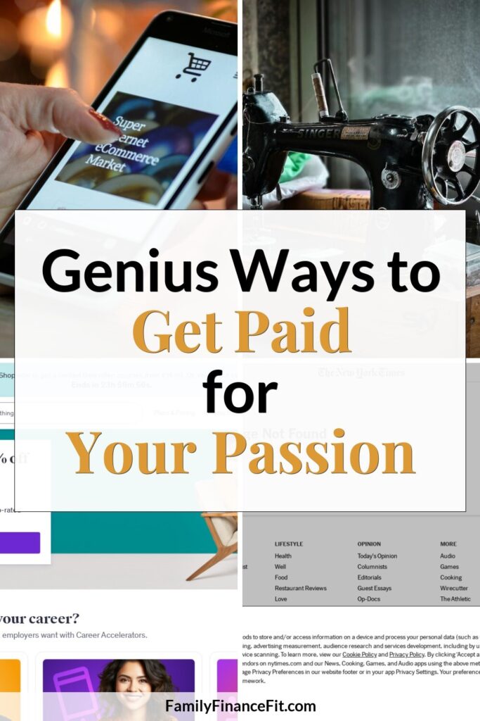 How to Get Paid to Exist: Turn Your Passion into Real Online Income Pinterest Pin Image