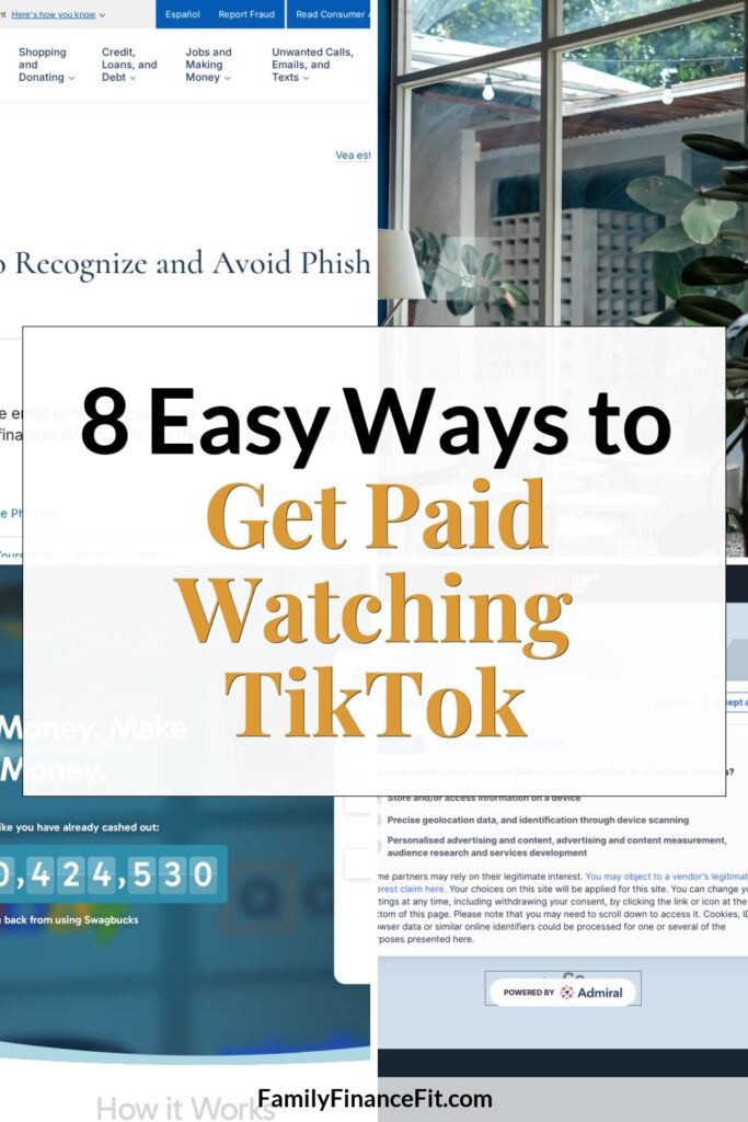 How to Get Paid to Watch TikTok: An 8-Step Side Hustle Guide Pinterest Pin Image