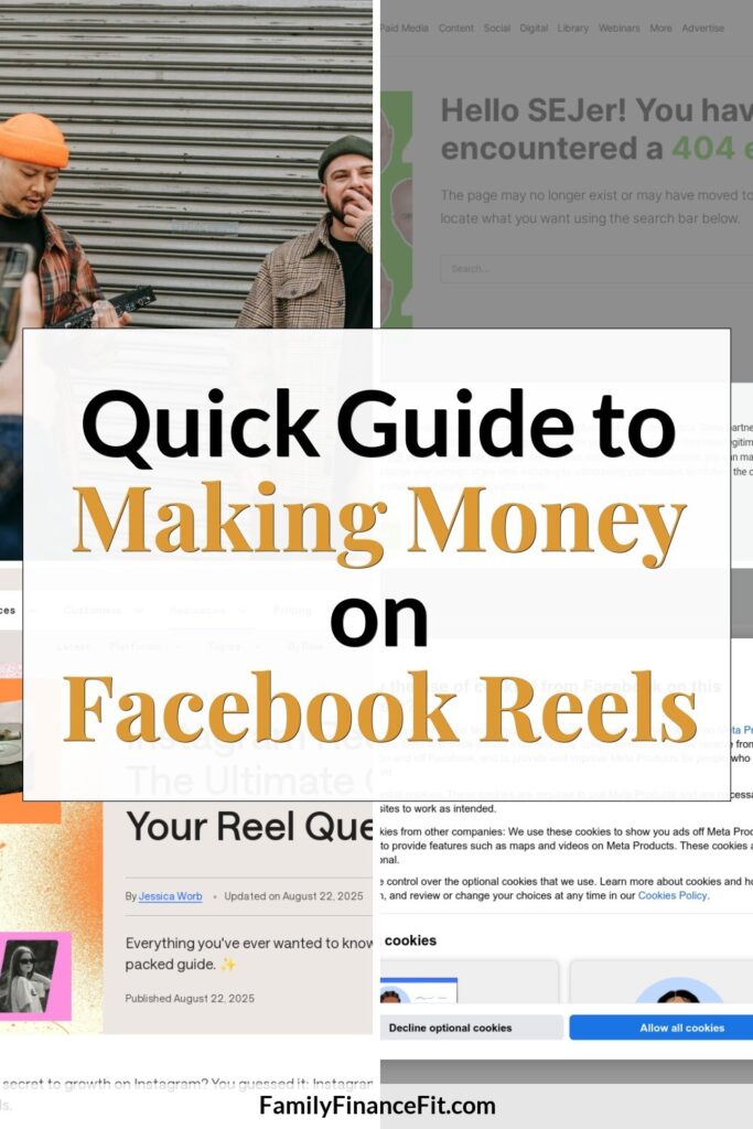 How to Make Money from Facebook Reels: A Step-by-Step Guide Pinterest Pin Image