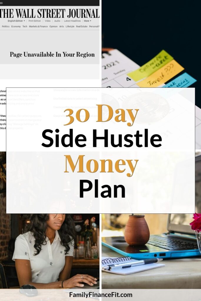 How to Make Money in 30 Days: A Flexible, Balanced Guide for Side Hustlers Pinterest Pin Image
