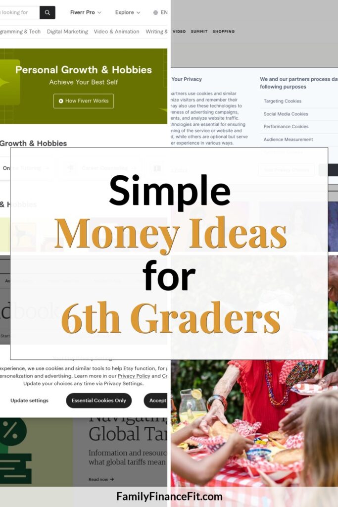 How to Make Money in 6th Grade: A Step-by-Step Guide for Budding Side Hustlers Pinterest Pin Image