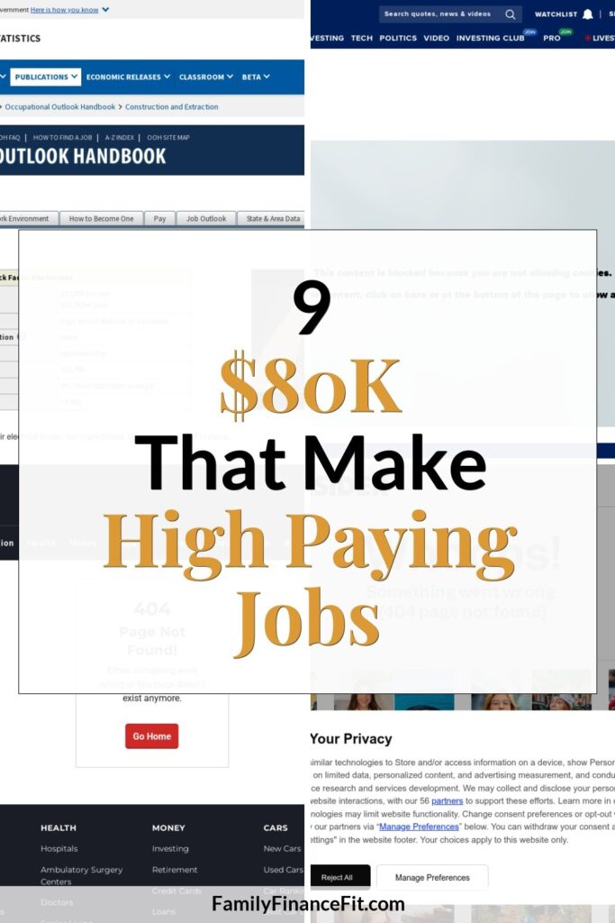 Jobs That Pay $80K: Unlocking Opportunities for Extra Income Pinterest Pin Image