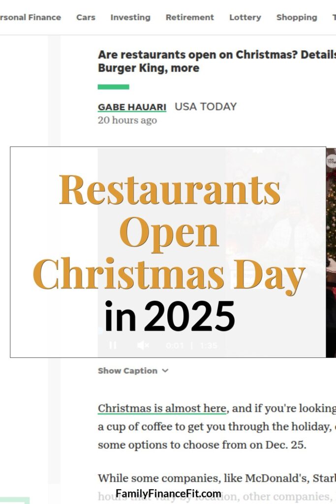 Restaurants Open Christmas Day 2025: What Diners Can Expect as Texas Roadhouse Closes for the Holiday Pinterest Pin Image