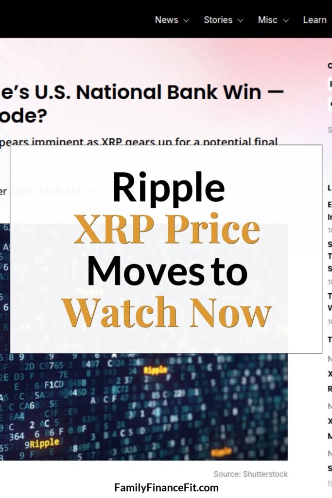 Ripple XRP Price Prediction Sees New Focus as Bank License Decision Nears Pinterest Pin Image