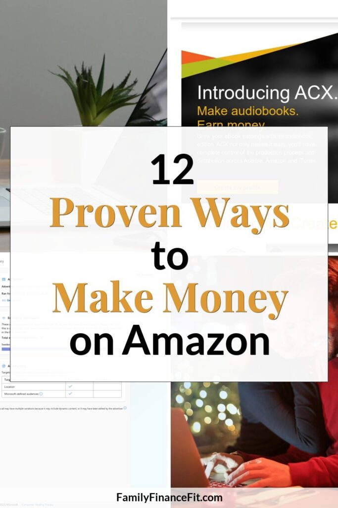 12 Practical Ways to Make Money on Amazon (Without Guesswork) Pinterest Pin Image