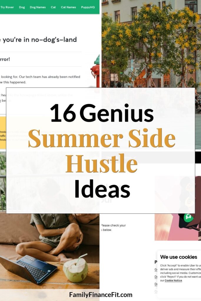 16 Smart Summer Side Hustles to Boost Your Income Pinterest Pin Image