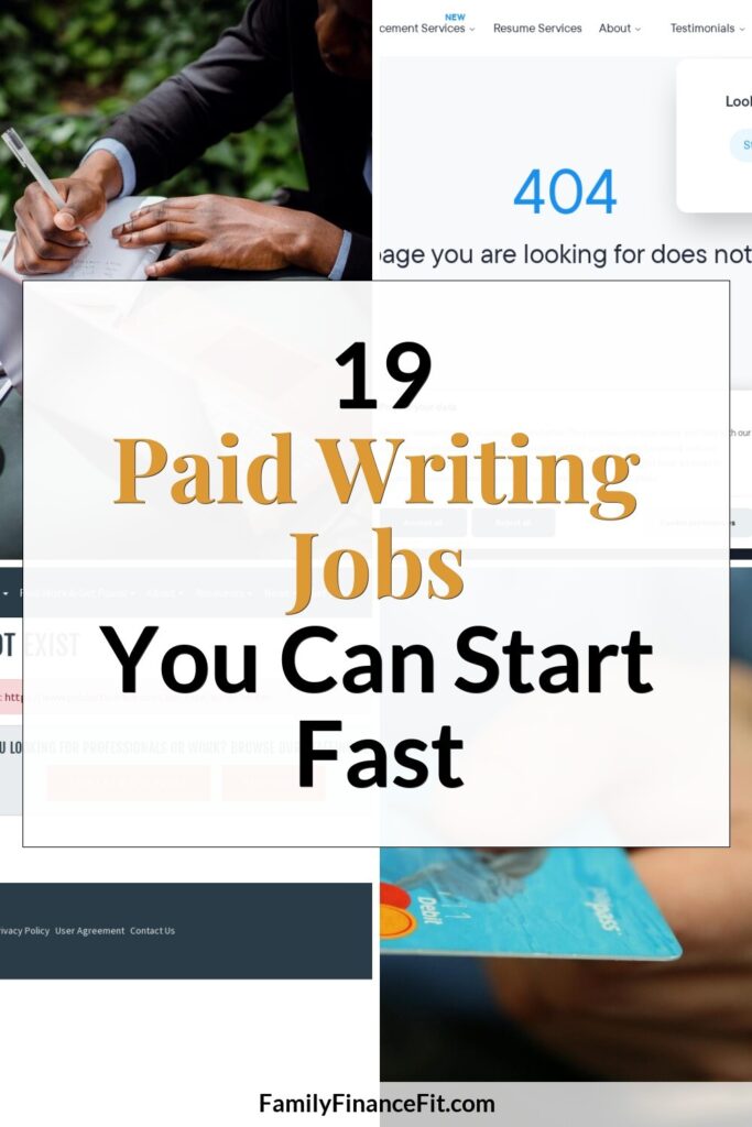 19 Paid Online Writing Jobs You Can Start This Month Pinterest Pin Image