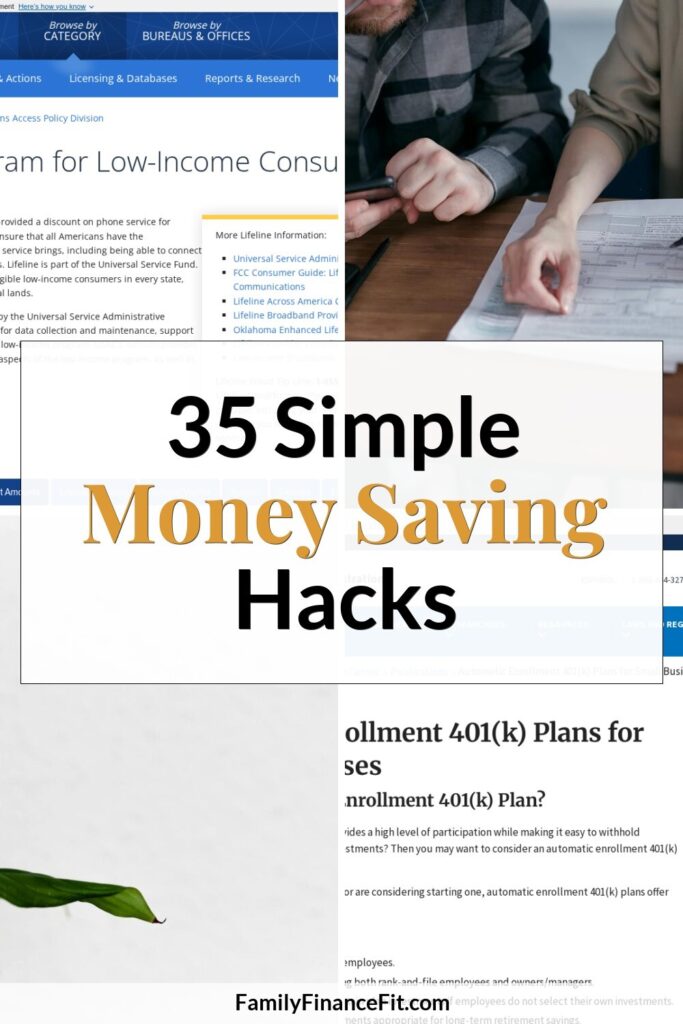 35 Practical Ways To Save Money (Without Upending Your Life) Pinterest Pin Image