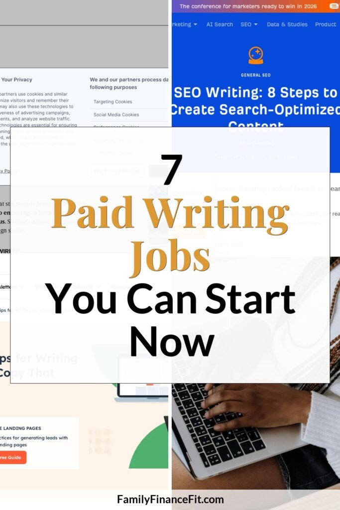 7 Paid Online Writing Jobs You Can Start This Month Pinterest Pin Image