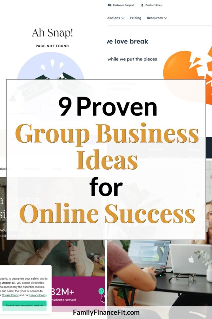 9 Proven Group Business Ideas for Blogging & Online Success Pinterest Pin Image