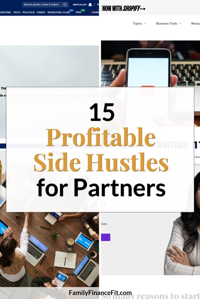 Creative Business Ideas for Partners: Profitable Side Hustles to Start Together Pinterest Pin Image